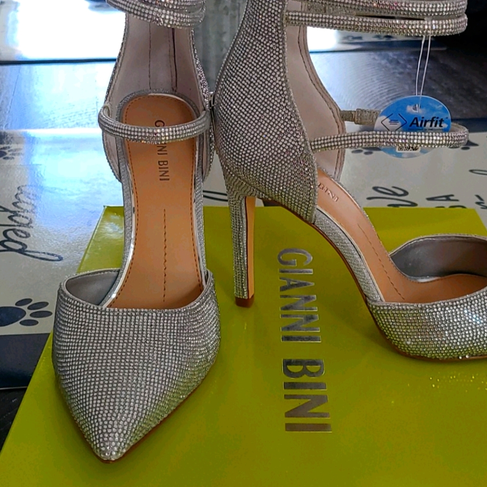 Silver shoes